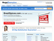 Tablet Screenshot of brazilspices.com